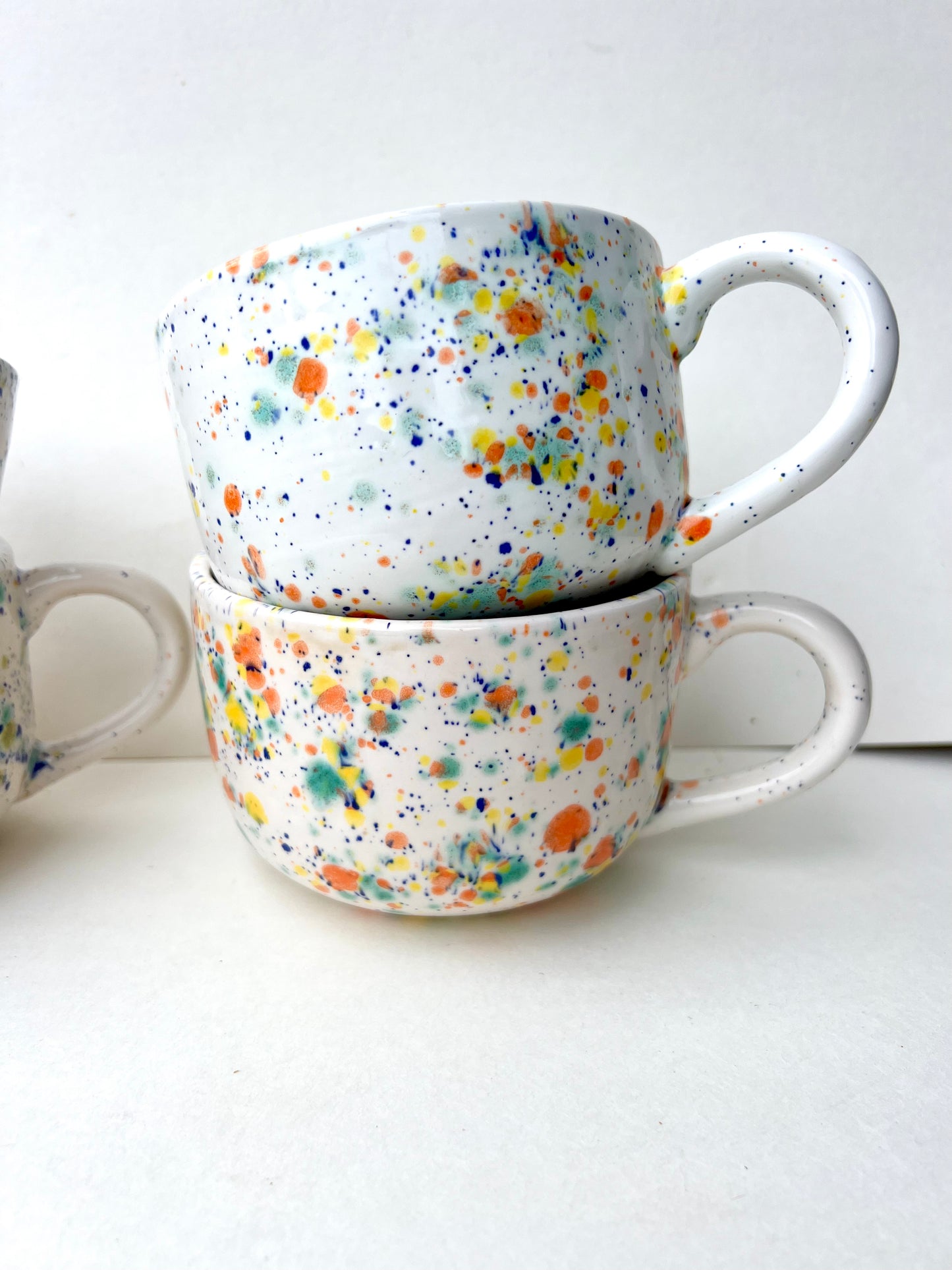 1 freckle confetti latte mug - SOLD