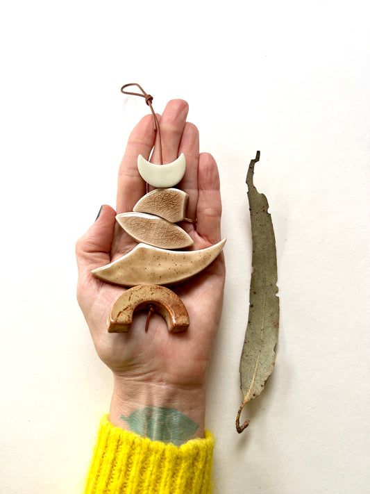sold - one of a kind 'hepworth' sculptural piece