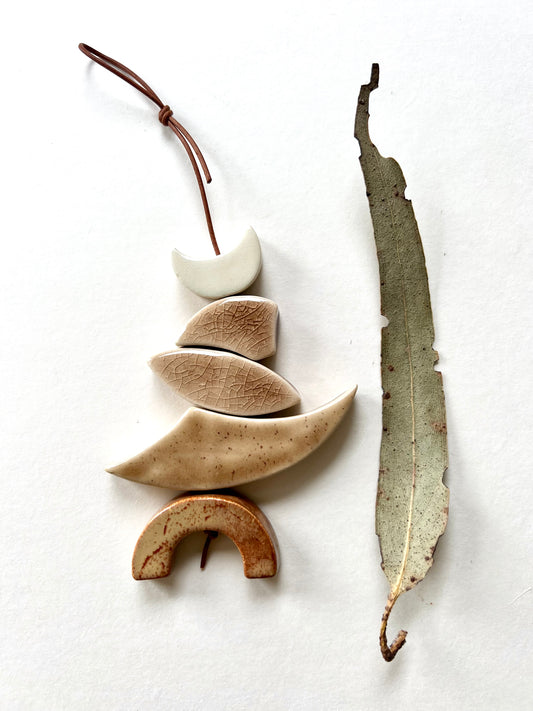 sold - one of a kind 'hepworth' sculptural piece