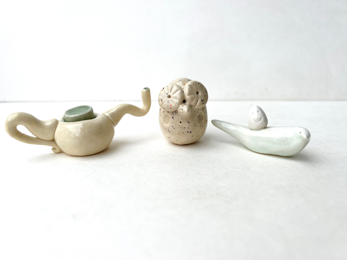 baby owl cupcake/wedding/birthday cake topper samples/seconds/sale piece