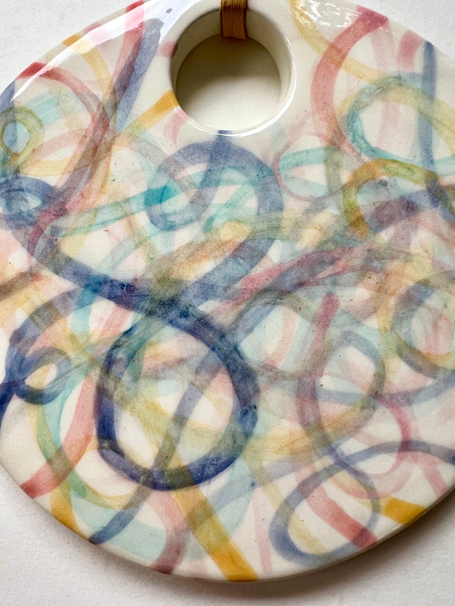 ‘apron strings’ knot painting - SOLD