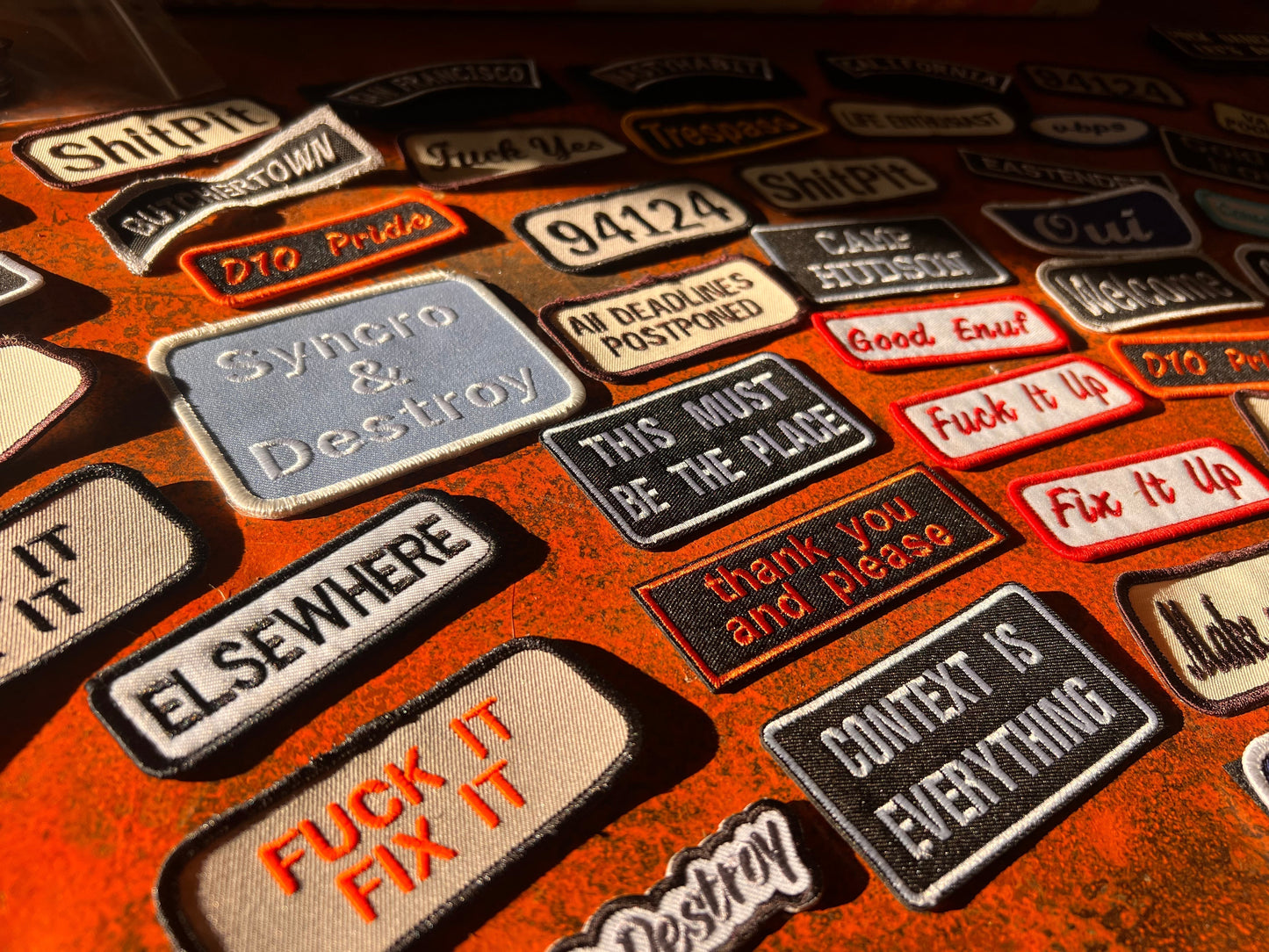 ‘Drive&Destroy’ embroidered patch