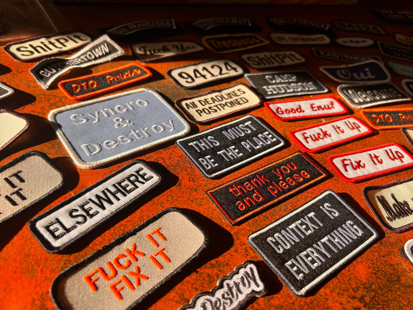 ‘Good Enuf’ embroidered patch