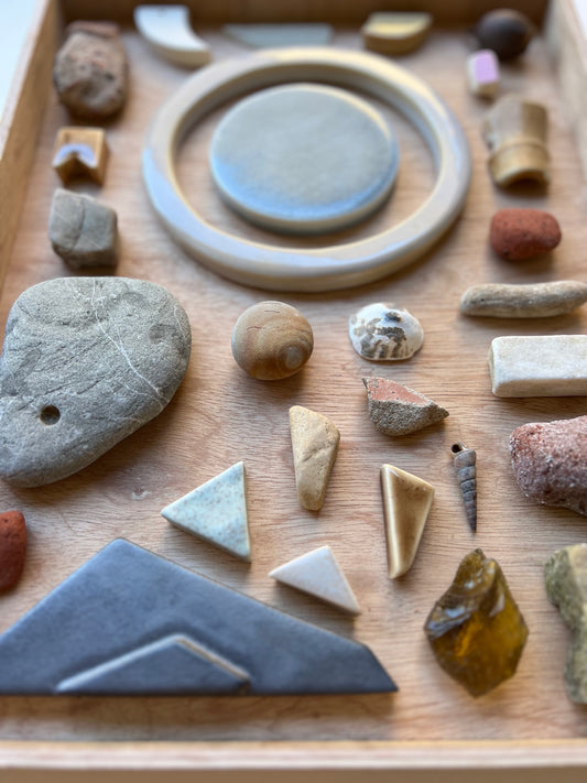 sold - zen knolling meditation box; our mother the mountain collection