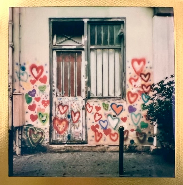 sold - paris / street photography captures - special edition gold frame