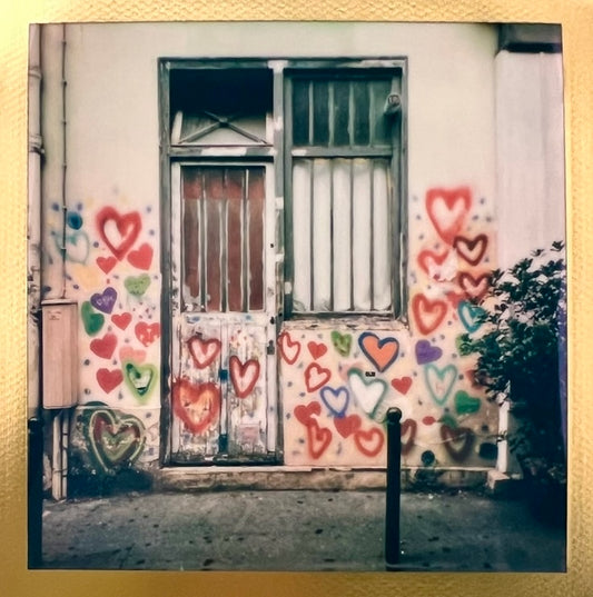 sold - paris / street photography captures - special edition gold frame