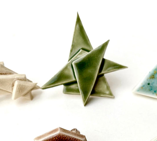 fern green crackle geometric adjustable ring samples/seconds/sale piece