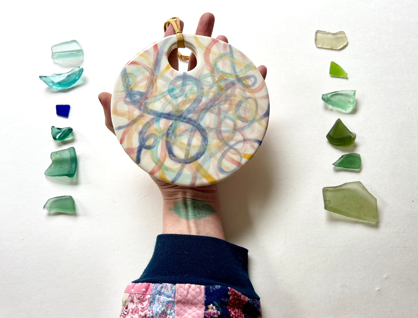 ‘apron strings’ knot painting - SOLD