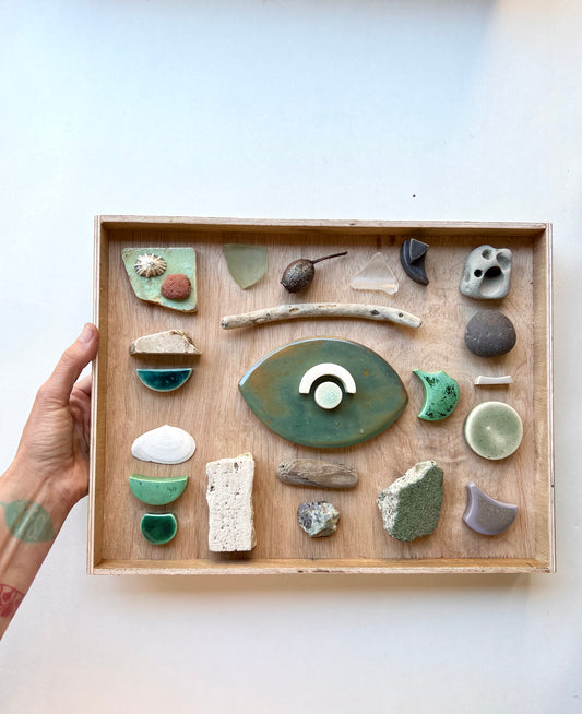 sold - zen knolling meditation box; sun comes up, it’s tuesday morning