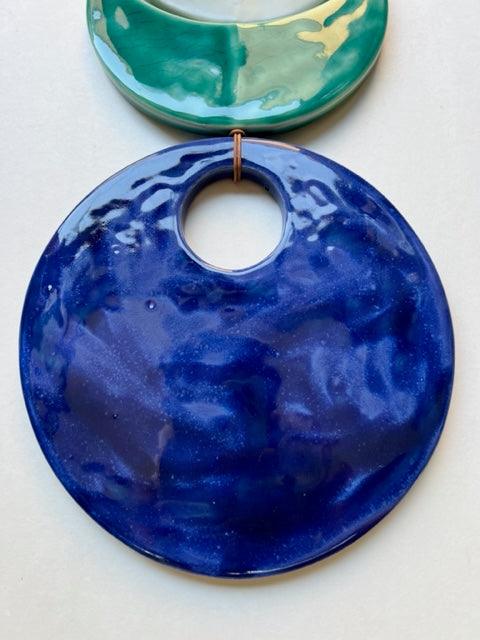 one of a kind 'to know, to forget, to remember' large moon series wall hanging