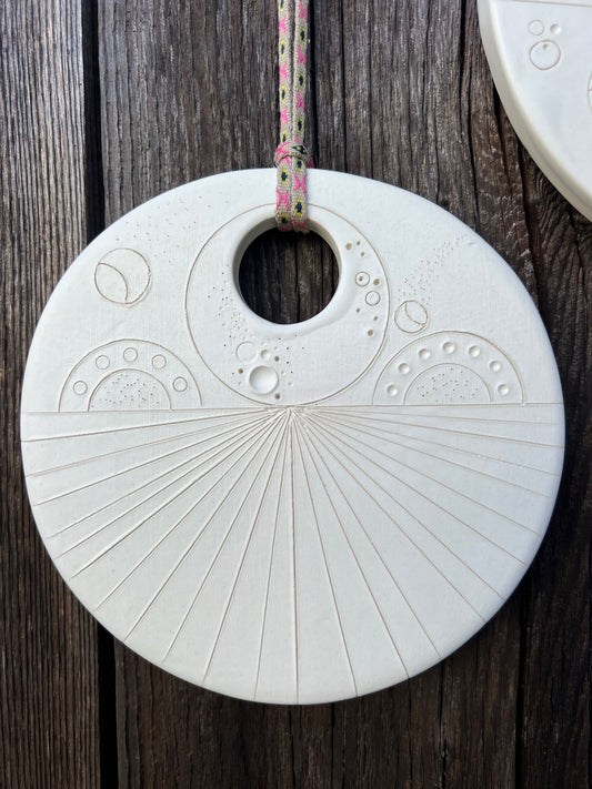 'footpath to peace' -  contemplation & peace one of a kind wall hanging plaque