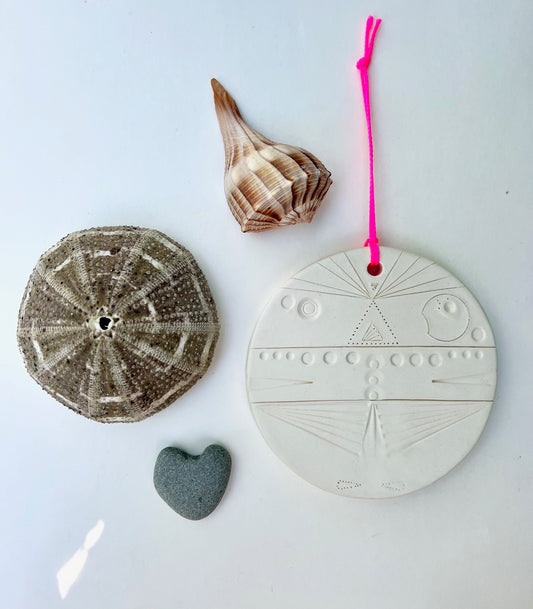 'footpath to peace' -  contemplation & peace one of a kind wall hanging plaque