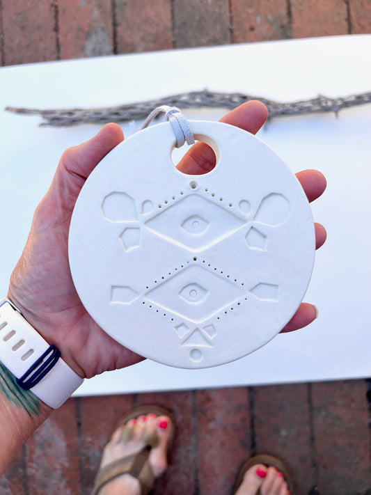 'footpath to peace' -  contemplation & peace one of a kind wall hanging plaque