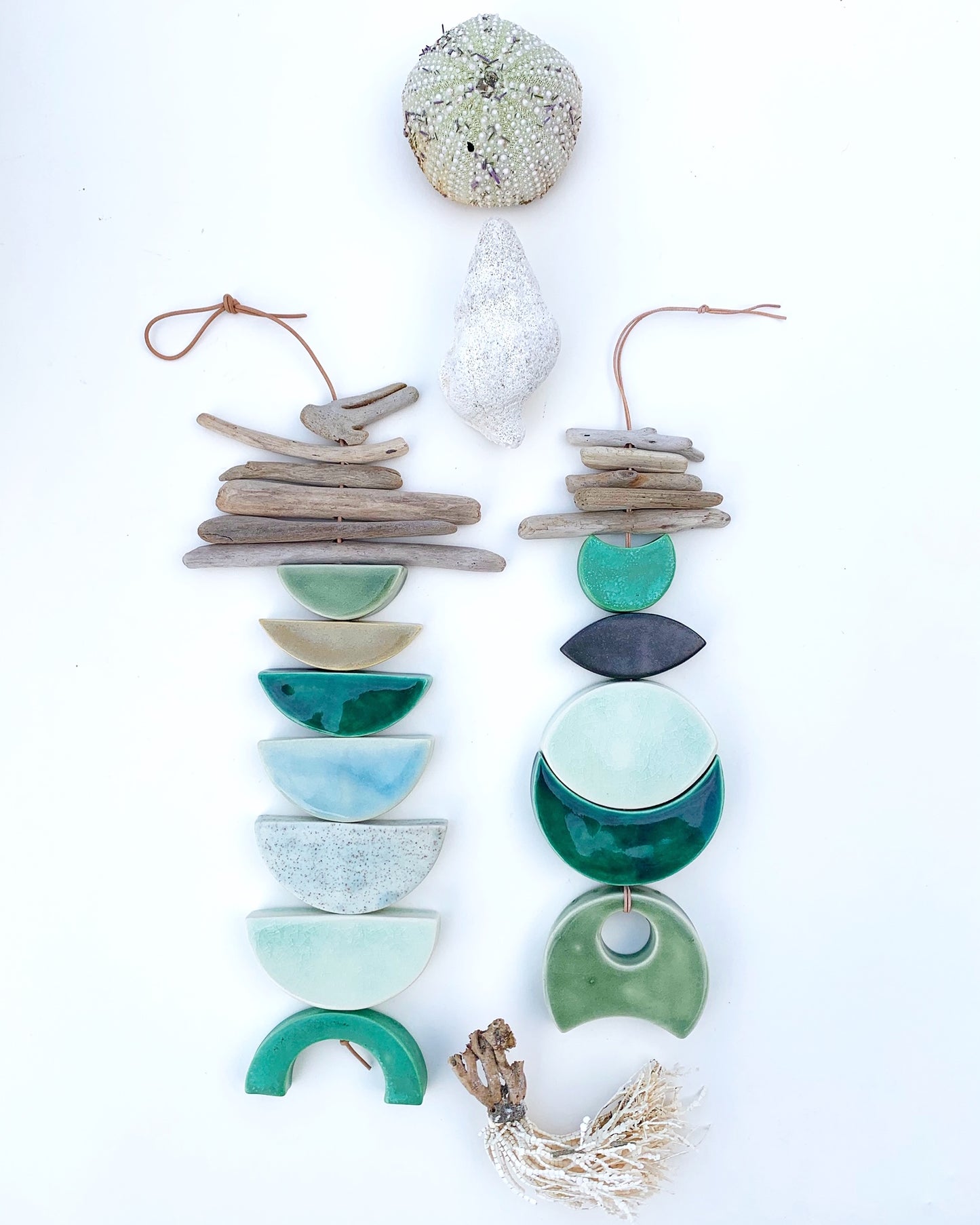 sold - one of a kind 'certain like the sea' wall piece