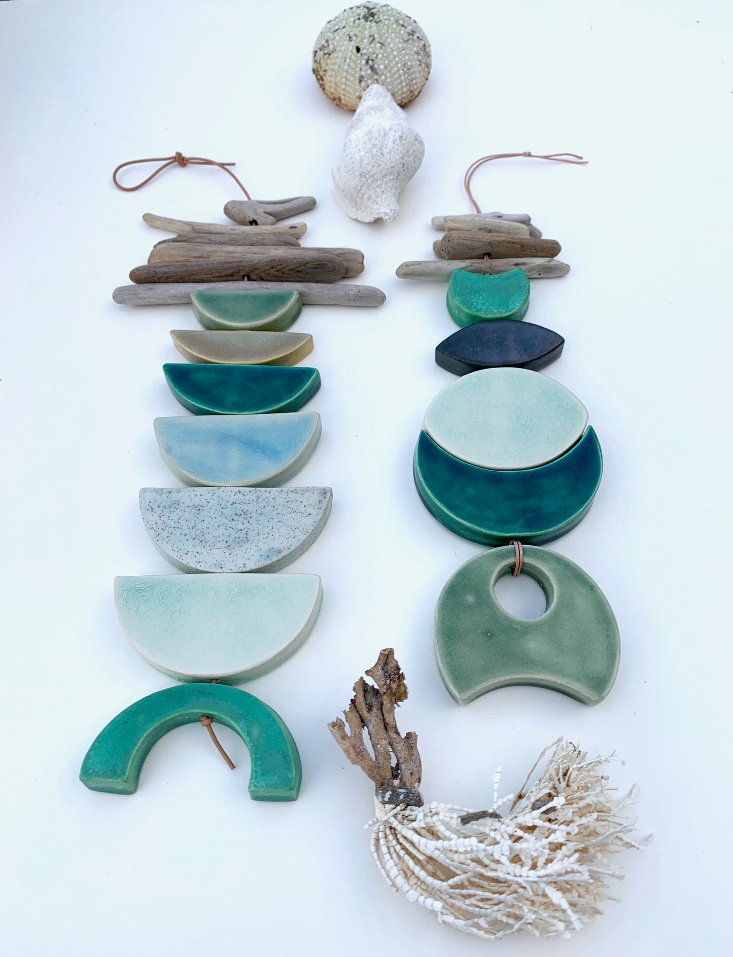 sold - one of a kind 'certain like the sea' wall piece