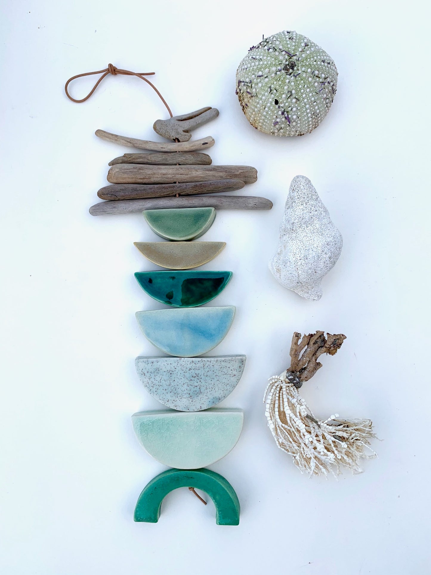 sold - one of a kind 'certain like the sea' wall piece