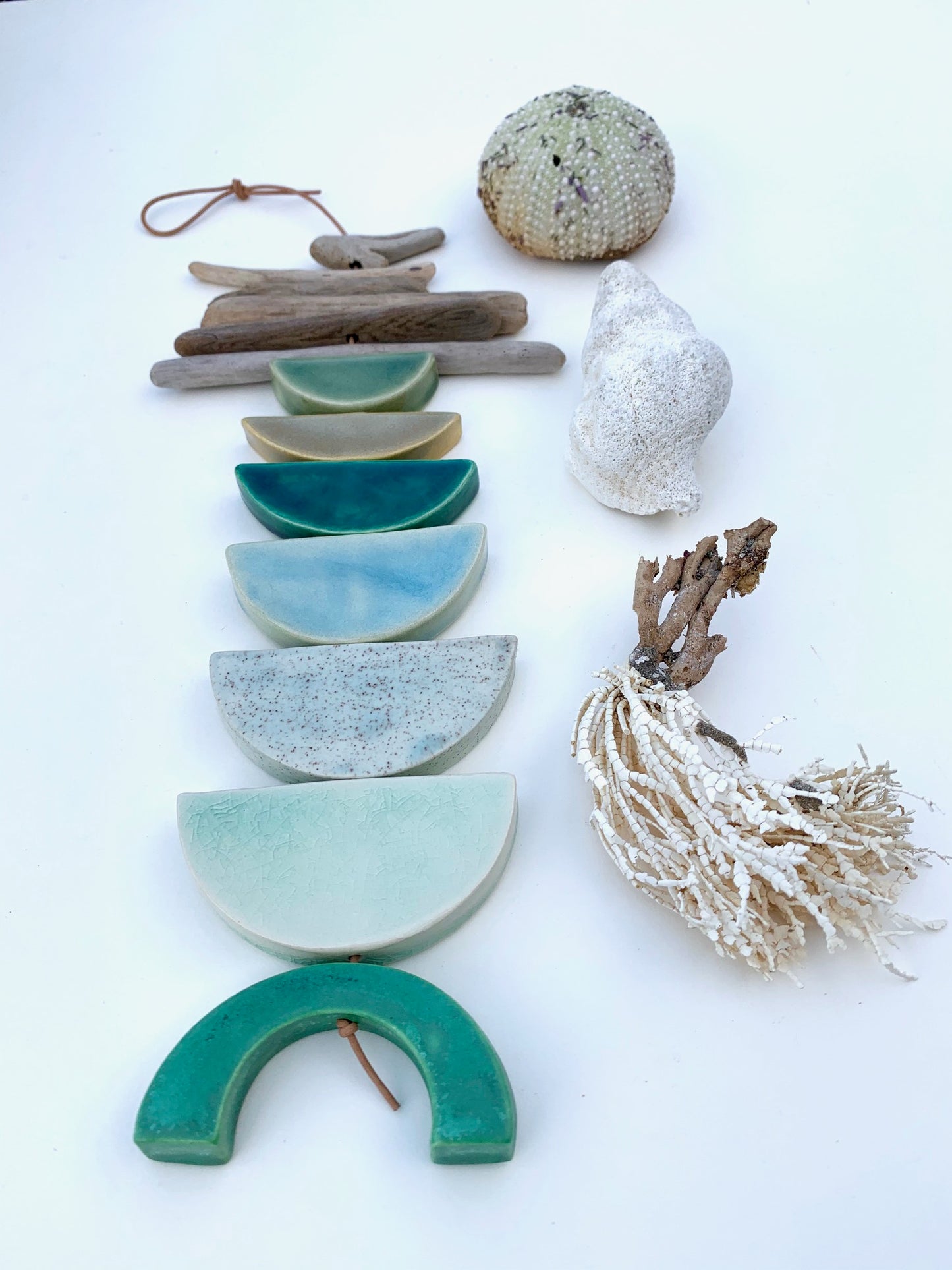 sold - one of a kind 'certain like the sea' wall piece