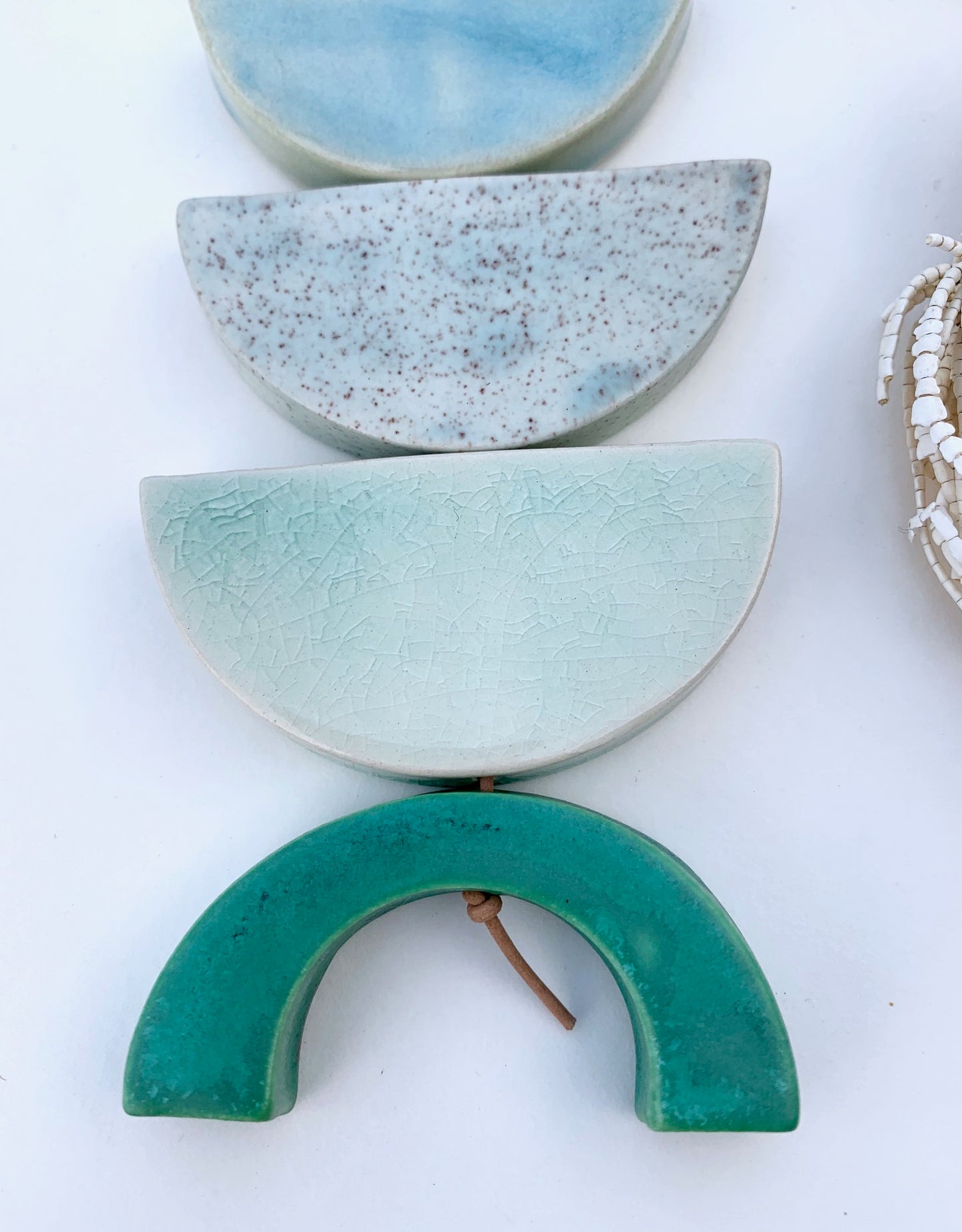 sold - one of a kind 'certain like the sea' wall piece