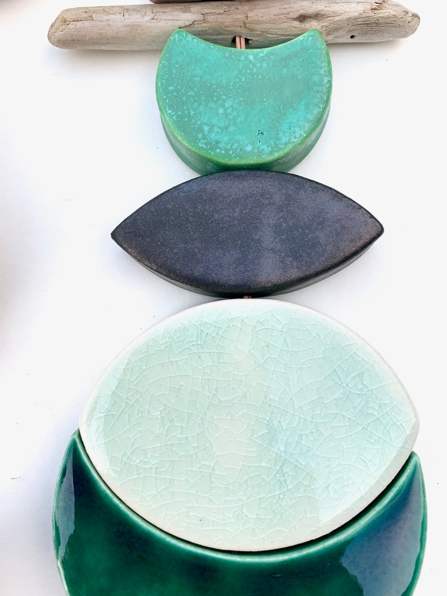sold - one of a kind 'certain like the sea' wall piece