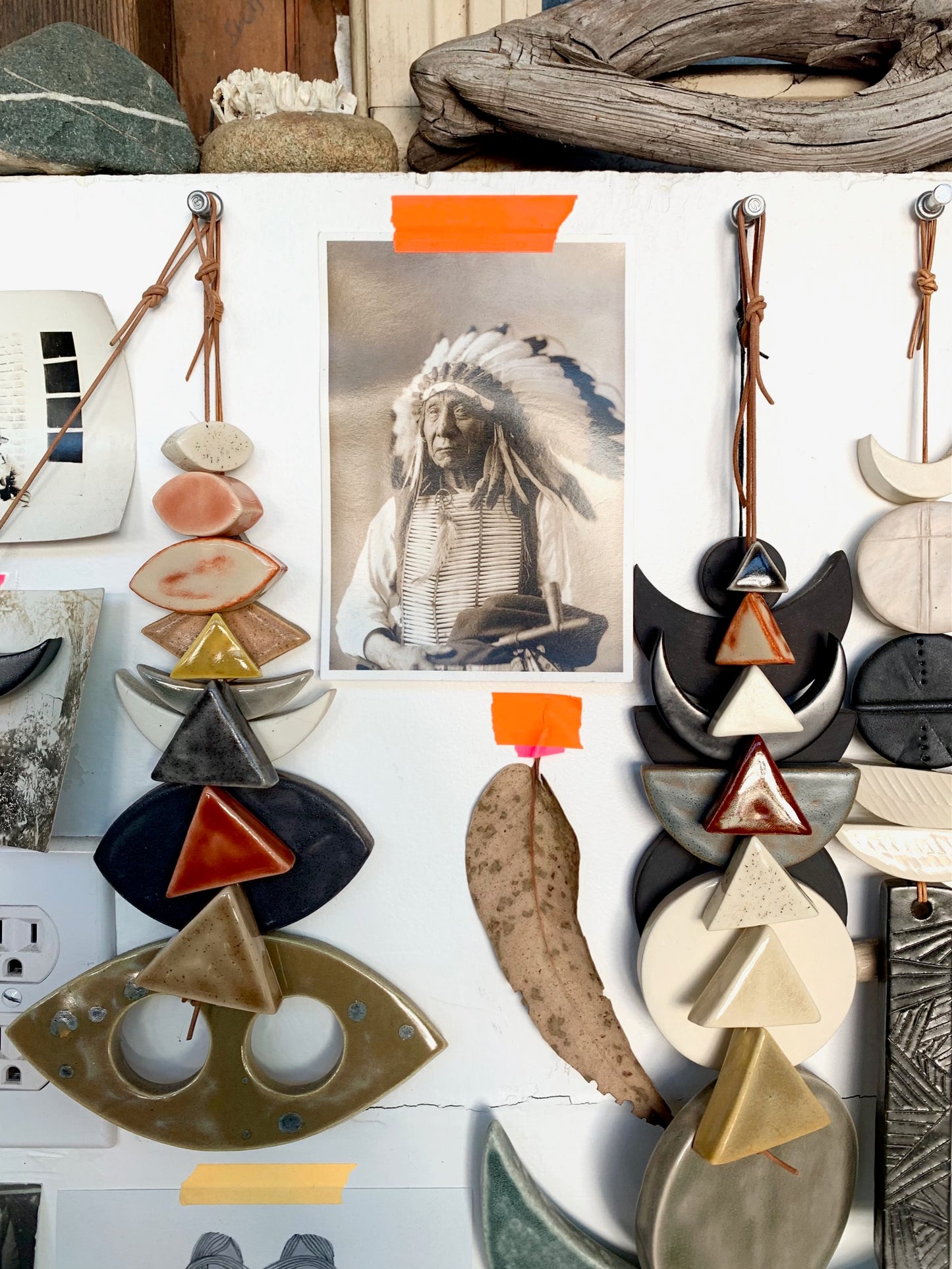 sold - one of a kind, 'untamed presence' desert inspired wall piece