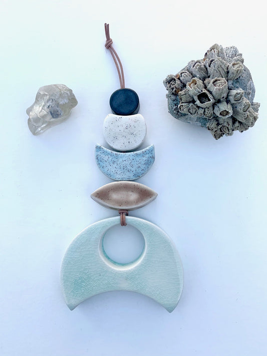 sold - one of a kind 'bloodstream dust' desert & ocean night sky wall piece