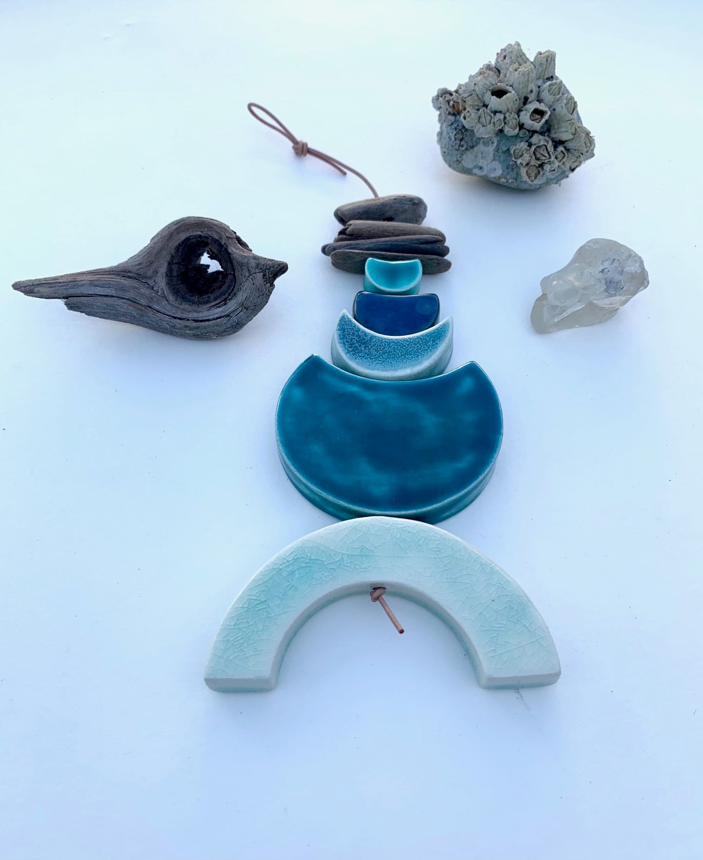 sold - one of a kind 'sea fever' wall piece
