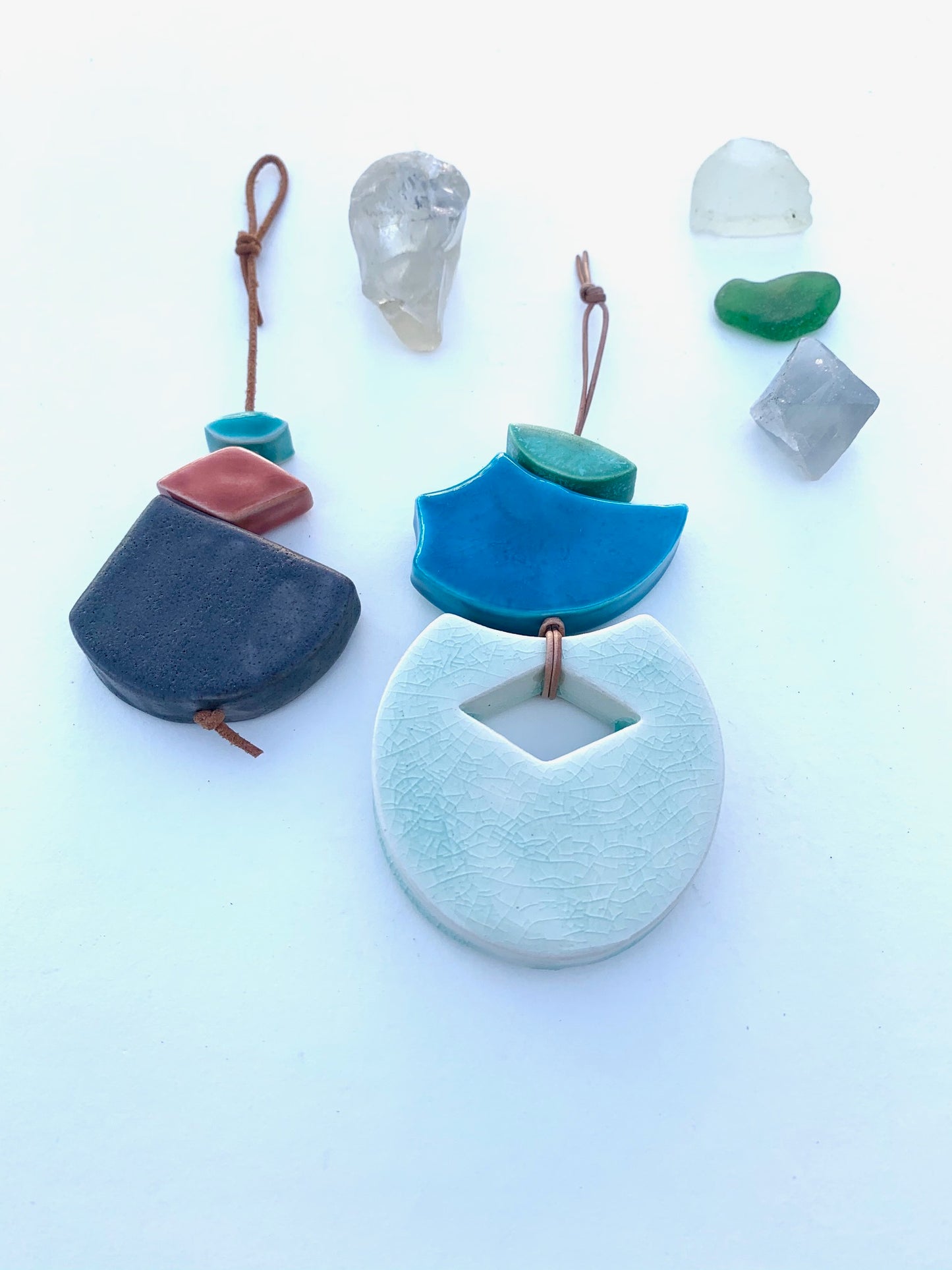 sold - one of a kind 'hepworth' petite wall piece