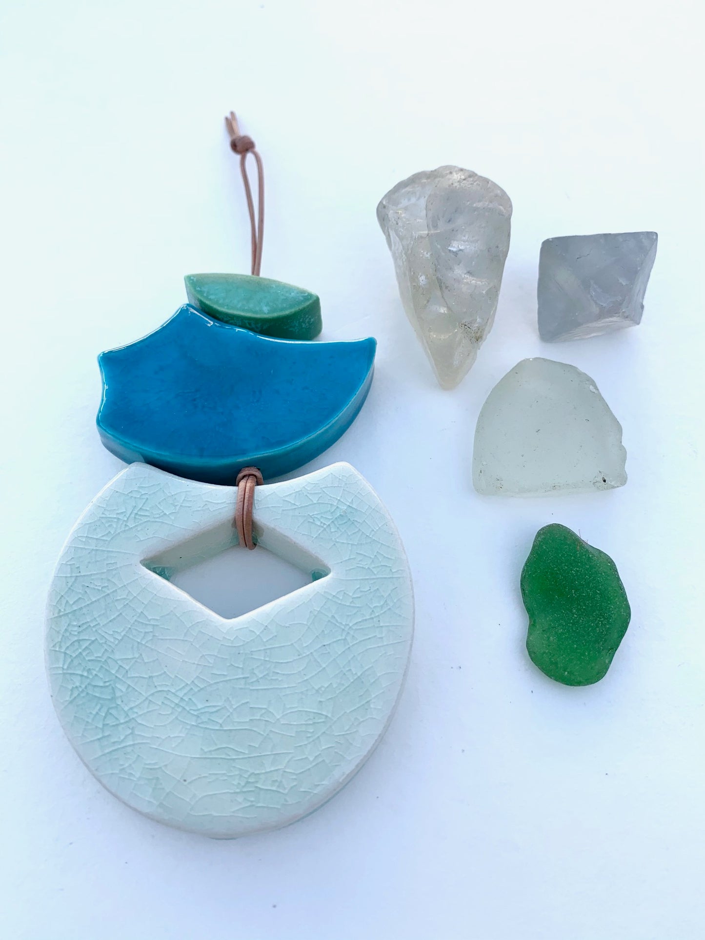 sold - one of a kind 'hepworth' petite wall piece