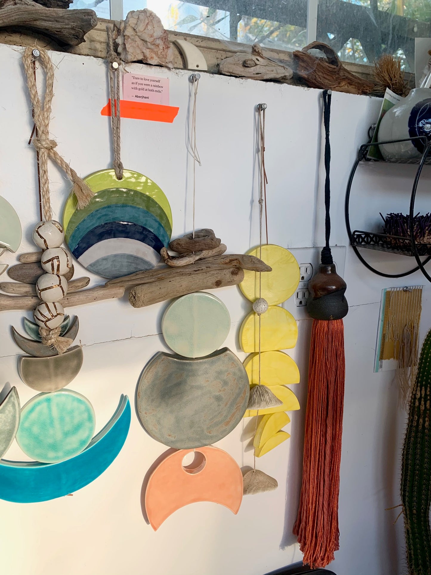 sold - one of a kind 'sea fever' extra large hanging