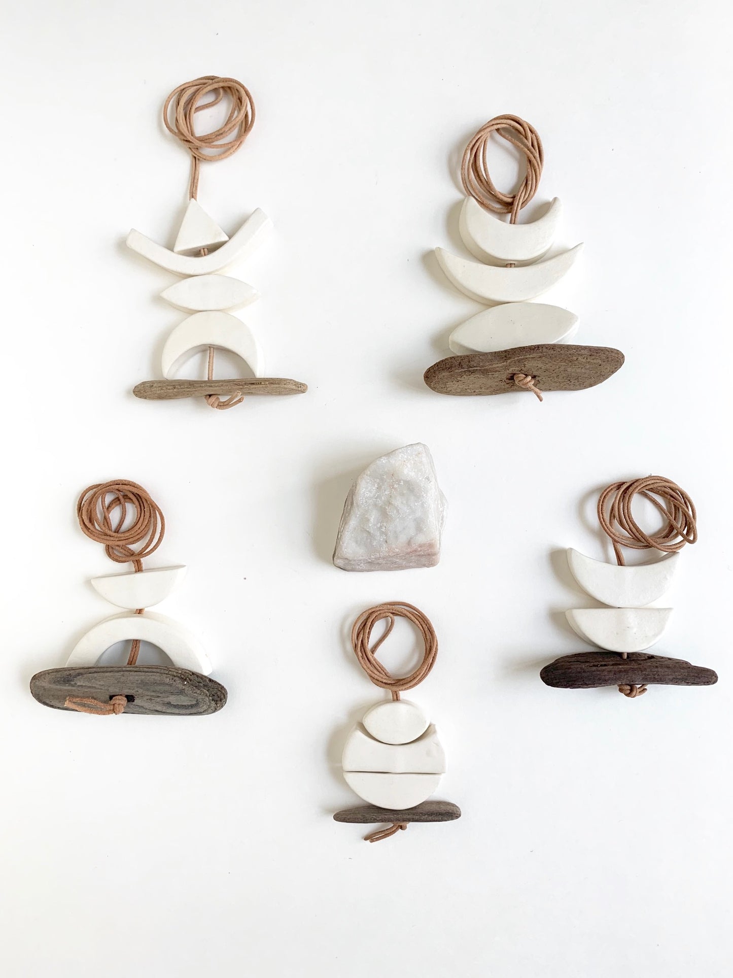 SOLD - 'infinite & ideal' moon meets ocean, one of a kind wearable piece