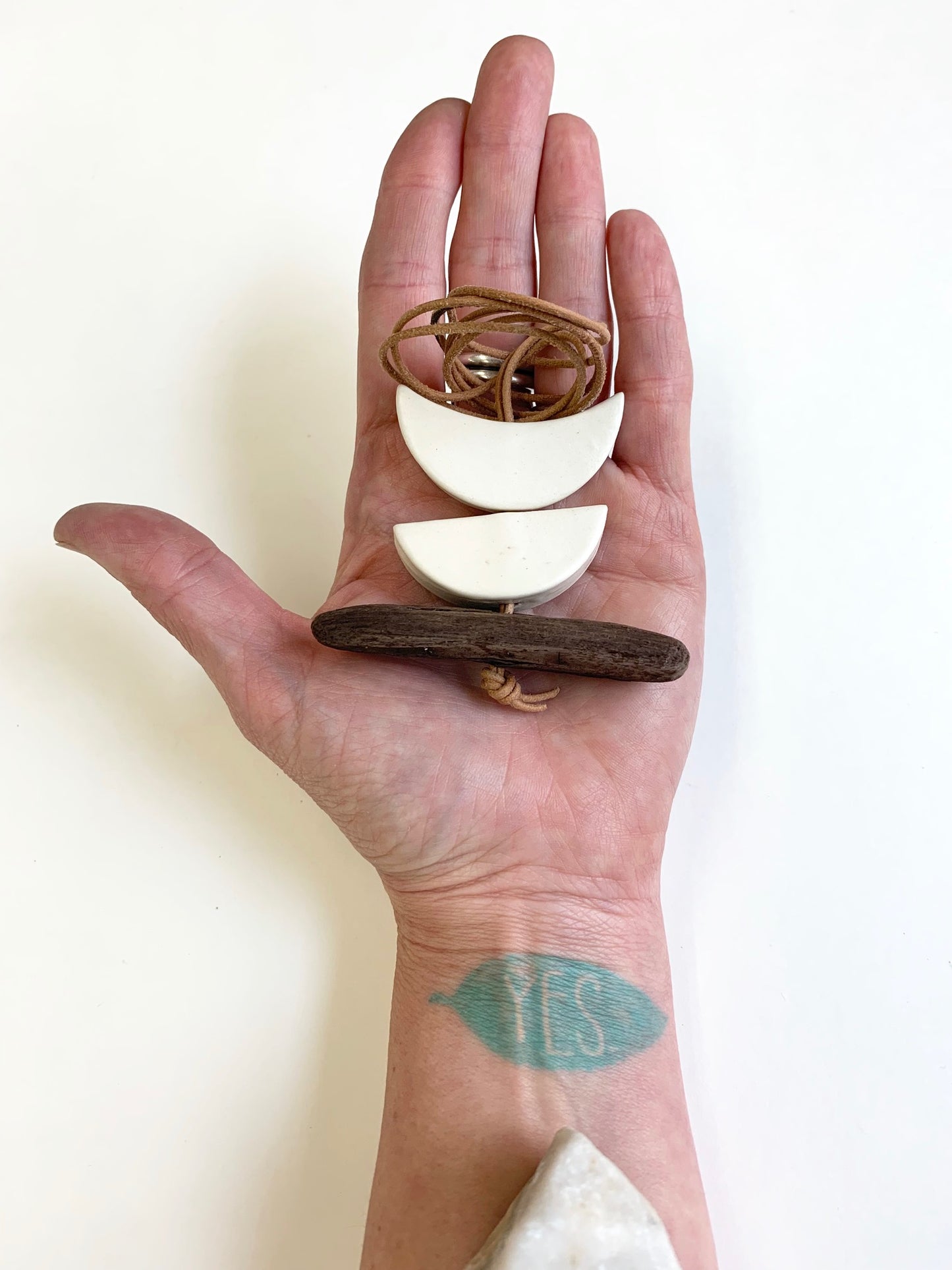 sold - 'infinite & ideal' moon meets ocean, one of a kind piece