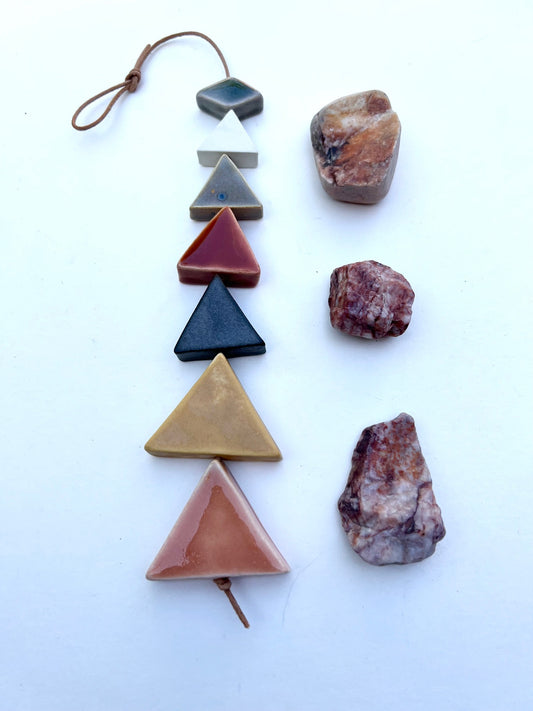 one of a kind, 'untamed presence' desert inspired wall hanging