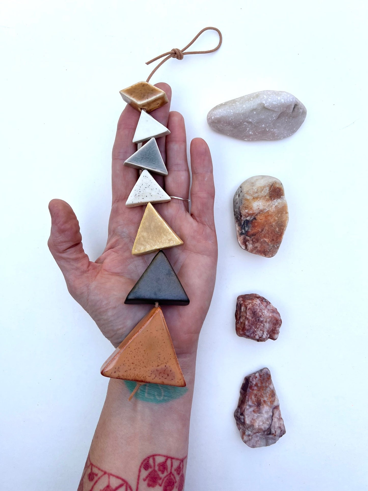 one of a kind, 'untamed presence' desert inspired wall hanging