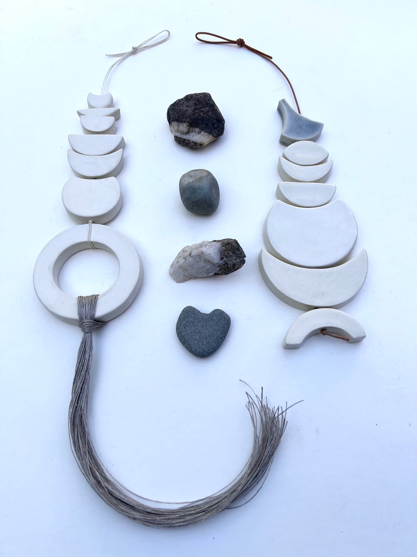 'slow song in minor’ one of a kind ceramic wall hanging