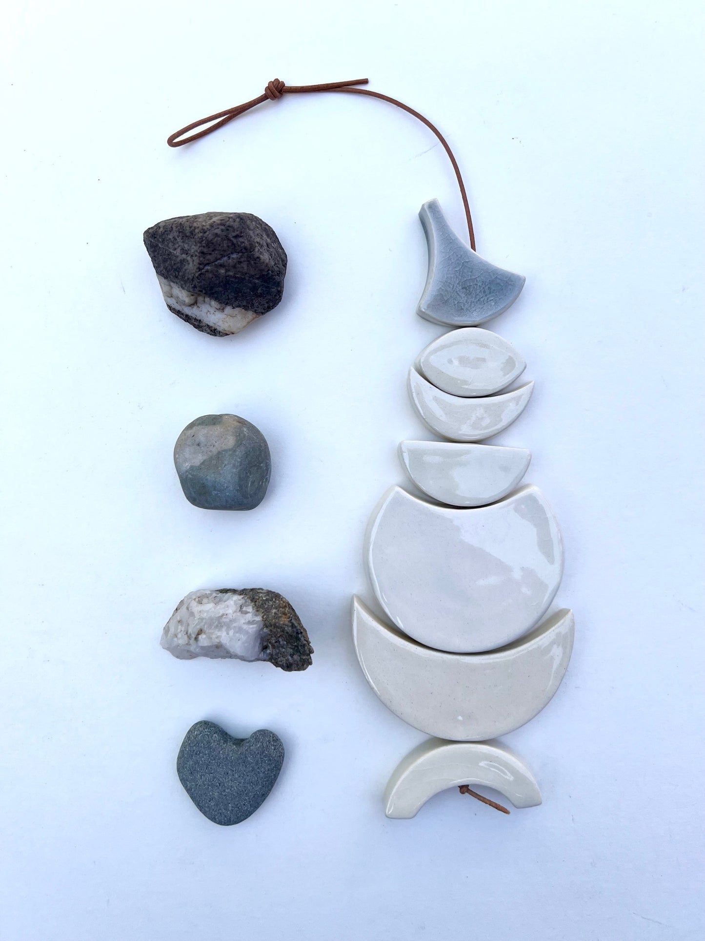 'slow song in minor’ one of a kind ceramic wall hanging