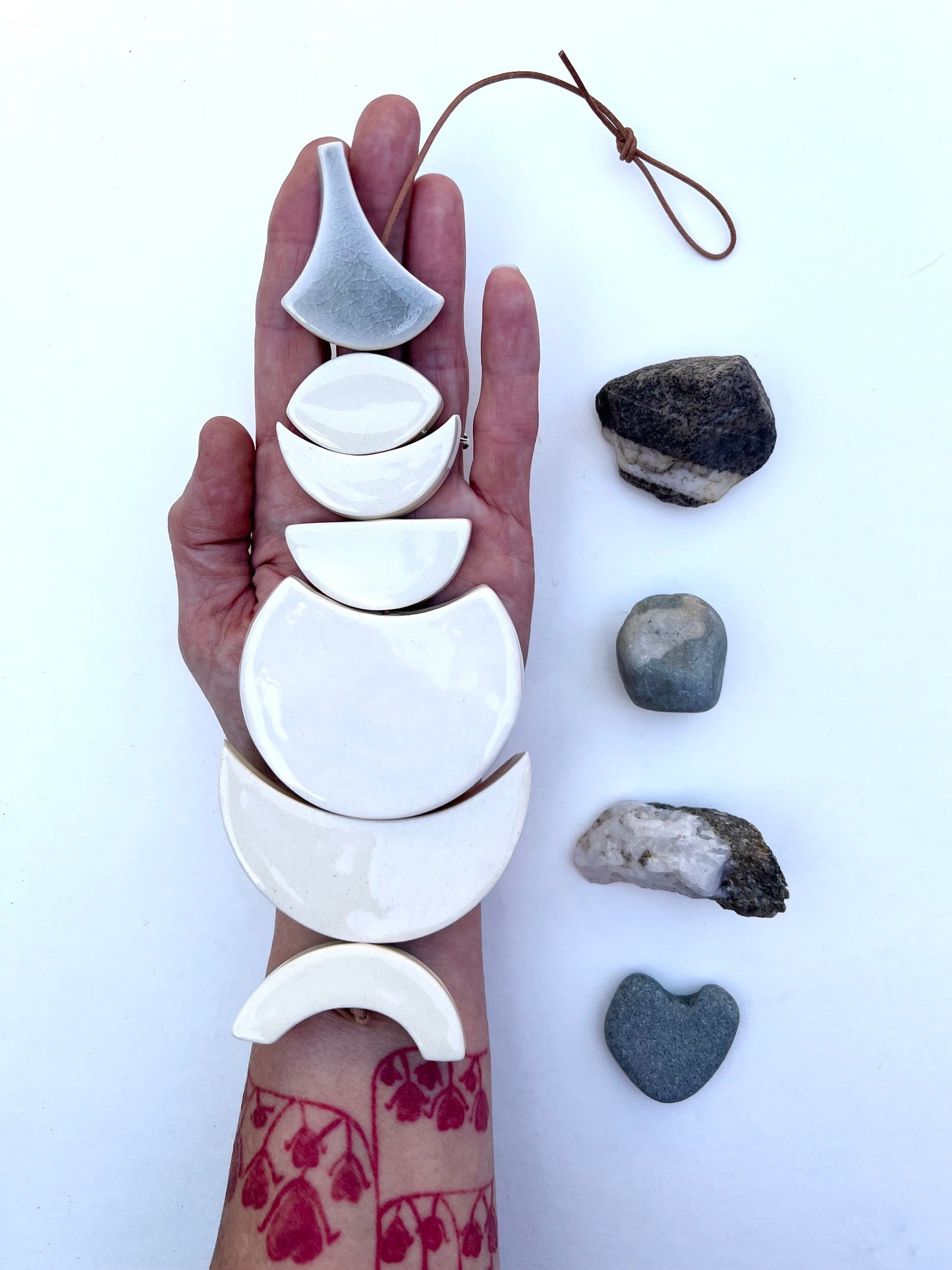 'slow song in minor’ one of a kind ceramic wall hanging