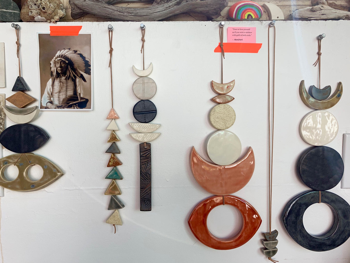 sold - one of a kind, desert hanging