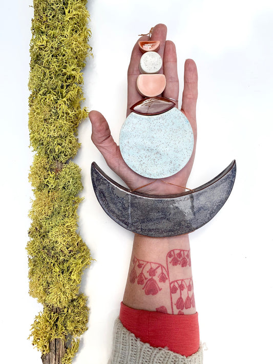 sold - one of a kind 'bloodstream dust' desert & ocean piece