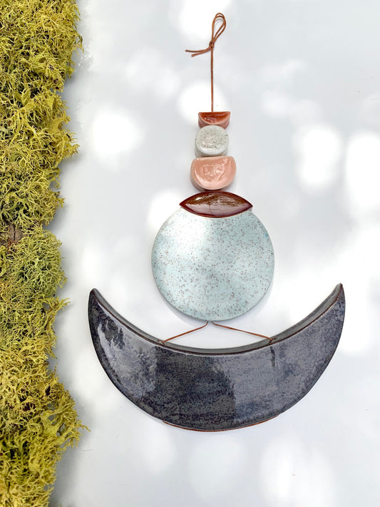 sold - one of a kind 'bloodstream dust' desert & ocean piece