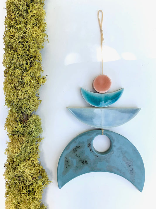 sold - one of a kind 'bloodstream dust' desert & ocean piece