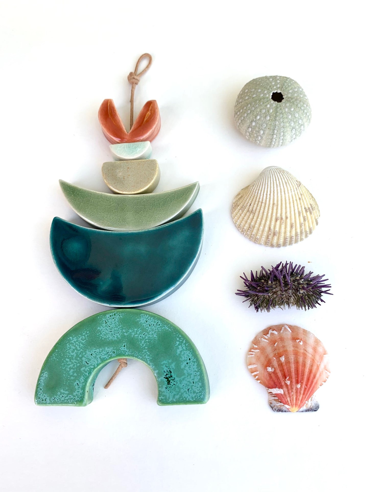 sold - one of a kind 'kinder sea' desert & ocean piece