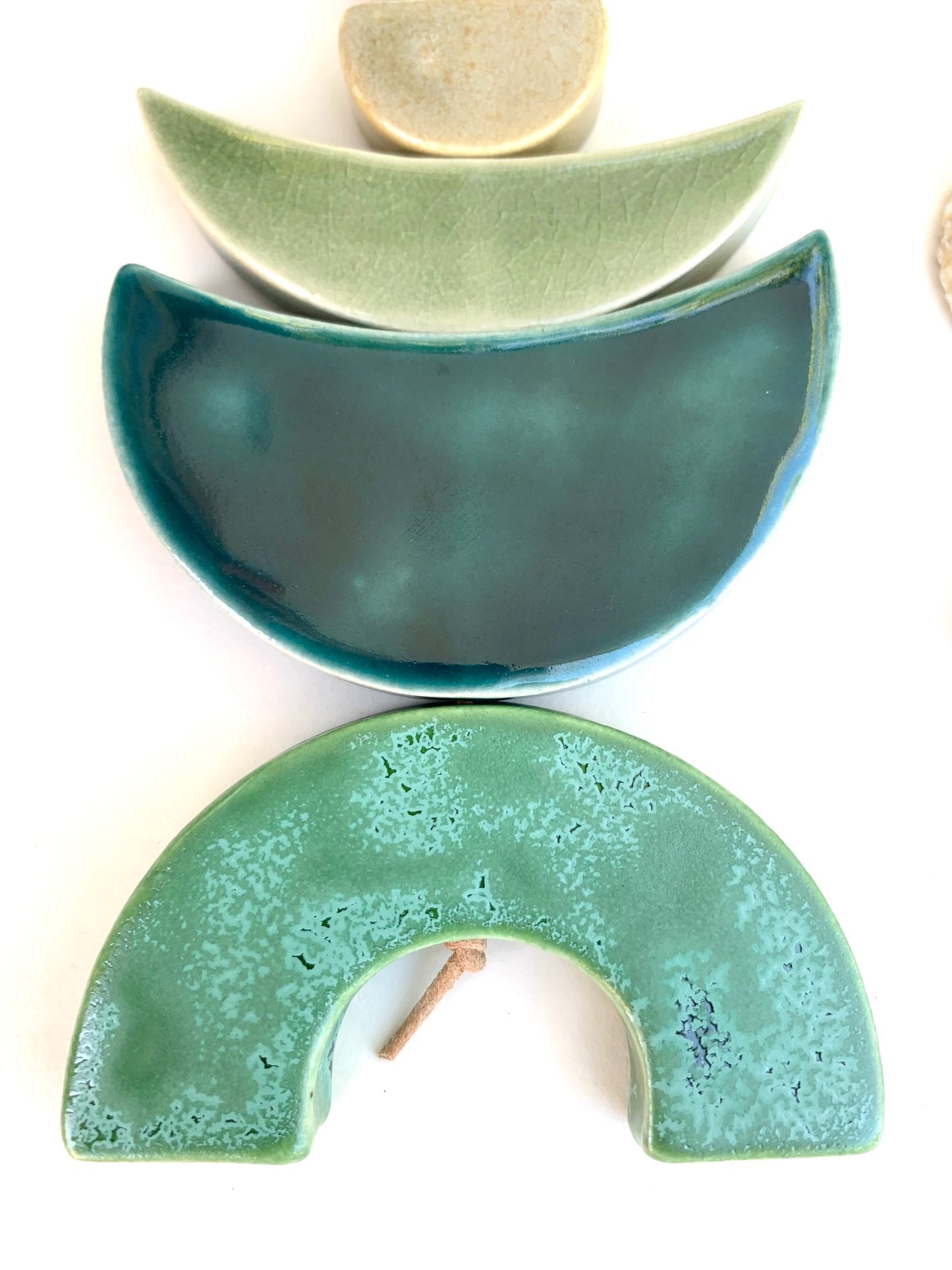 sold - one of a kind 'kinder sea' desert & ocean piece
