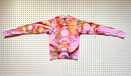 custom one of a kind cosmic astral plane wearable sweatshirt