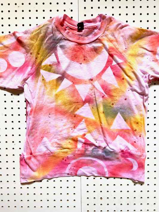 custom one of a kind cosmic astral plane wearable sweatshirt