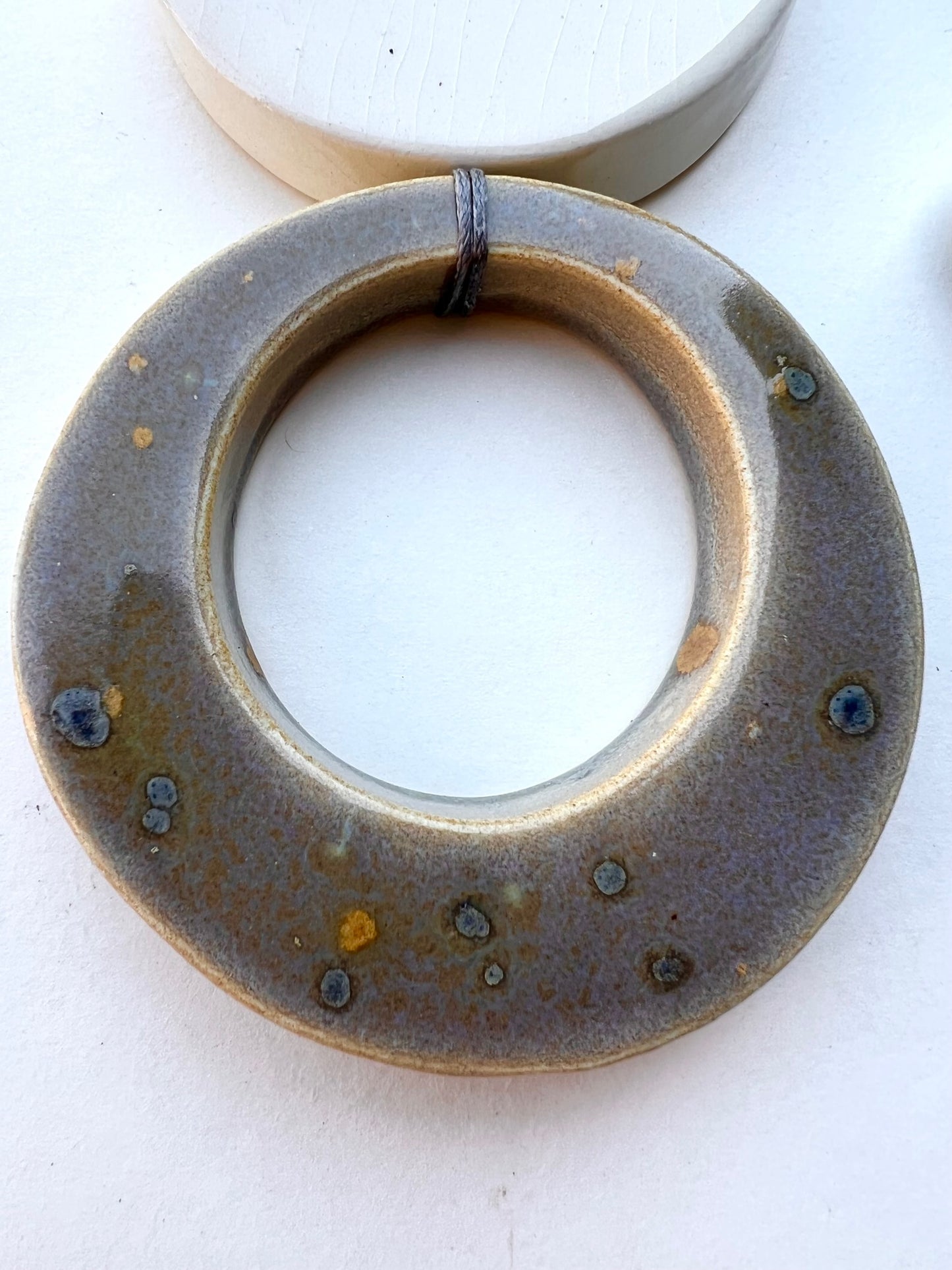 SOLD - one of a kind 'gleaming solace' hanging