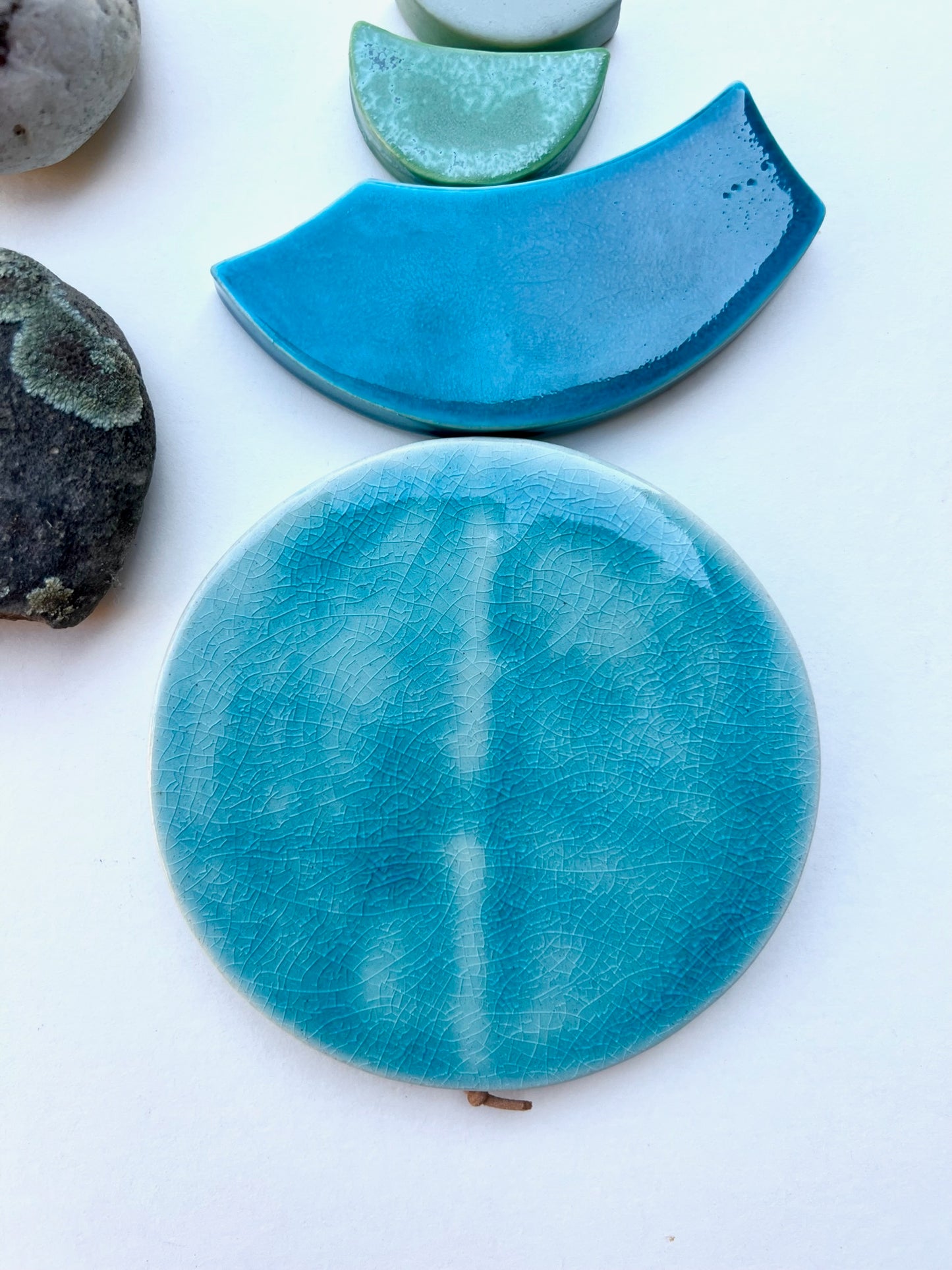 one of a kind 'the ocean blue' ceramic piece - SOLD