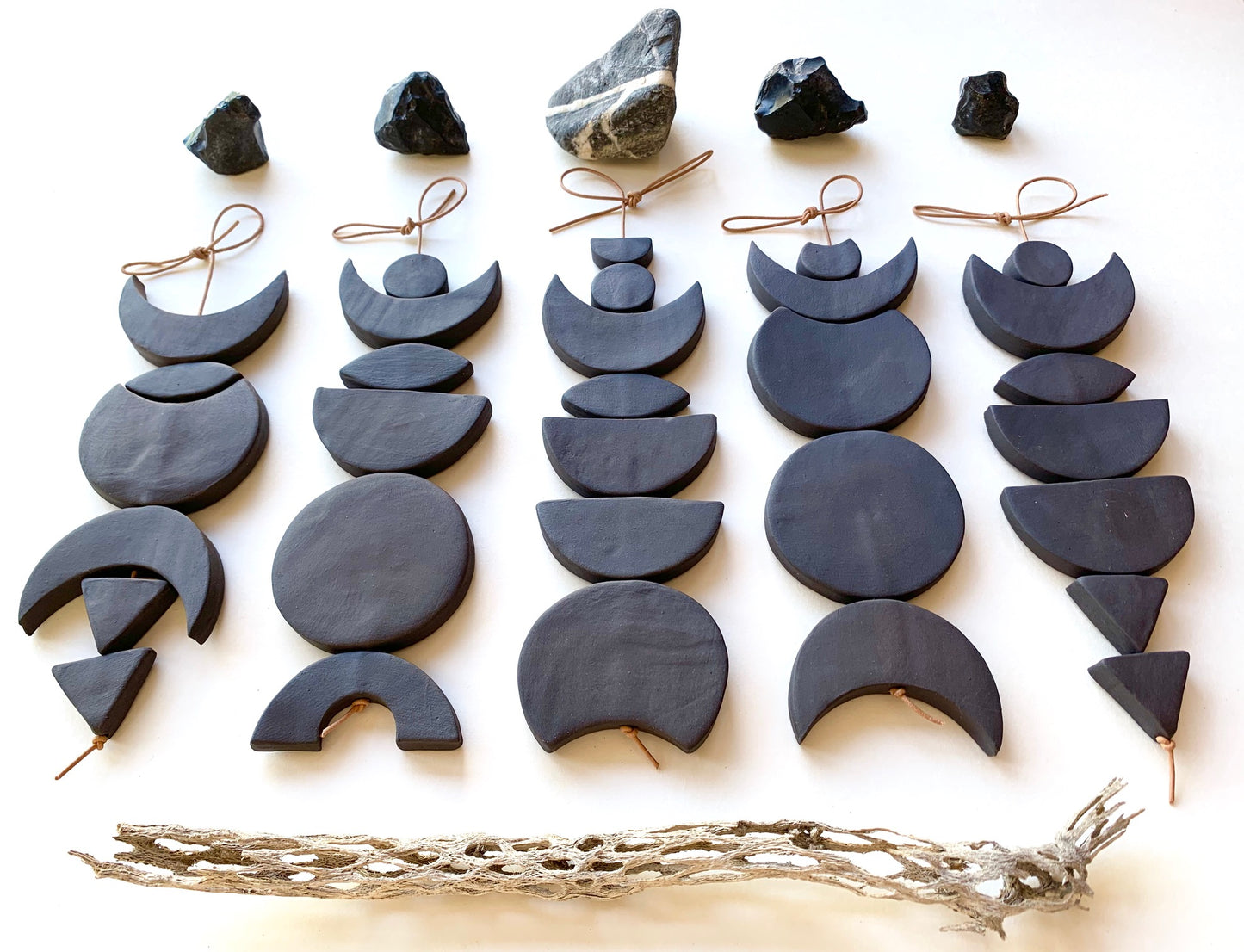 sold - one of a kind, black magic ceramic wall piece