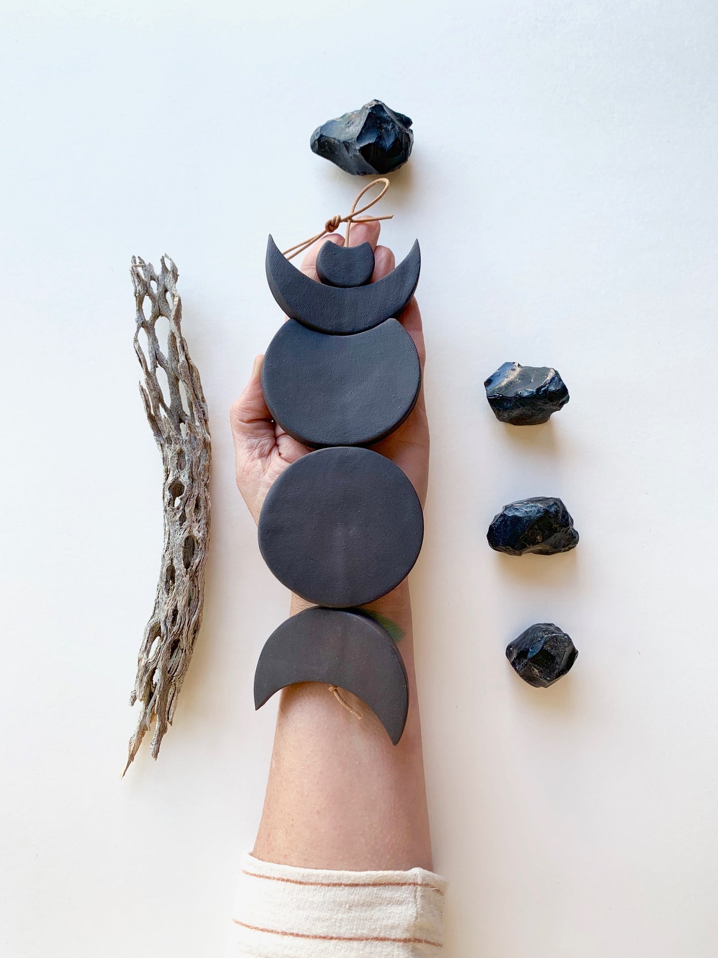 sold - one of a kind, black magic hanging