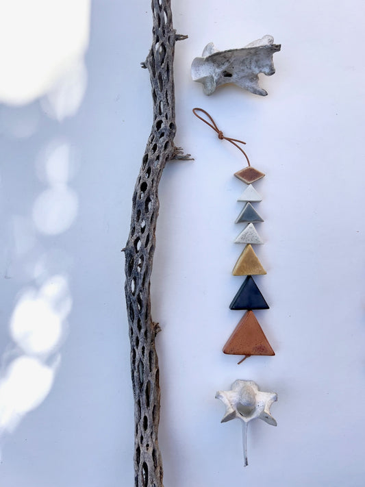 one of a kind, 'untamed presence' desert inspired wall hanging