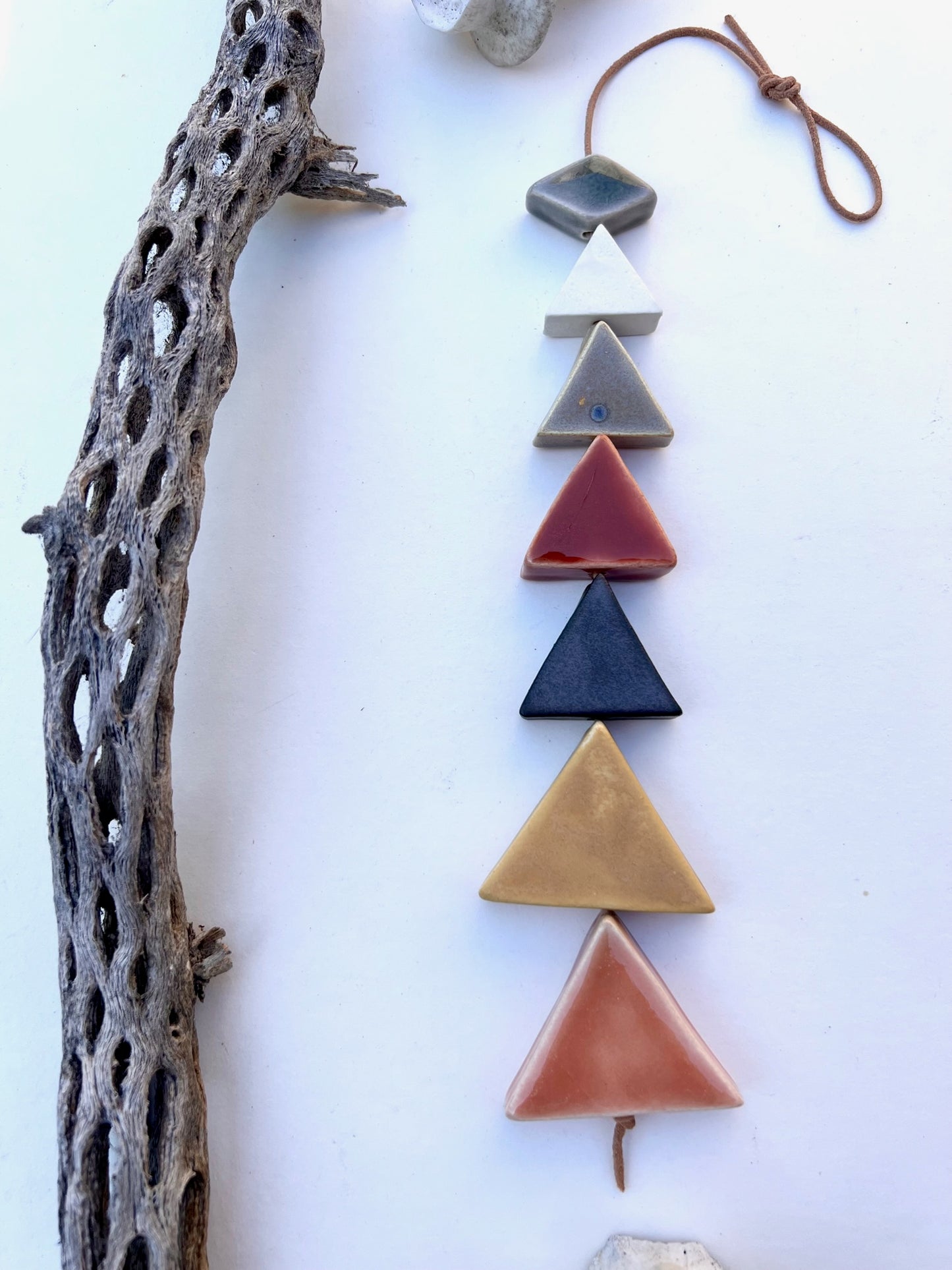 one of a kind, 'untamed presence' desert inspired wall hanging